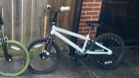 White BMX Freestyle Bicycle