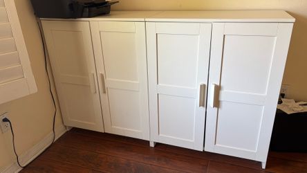 White cabinets