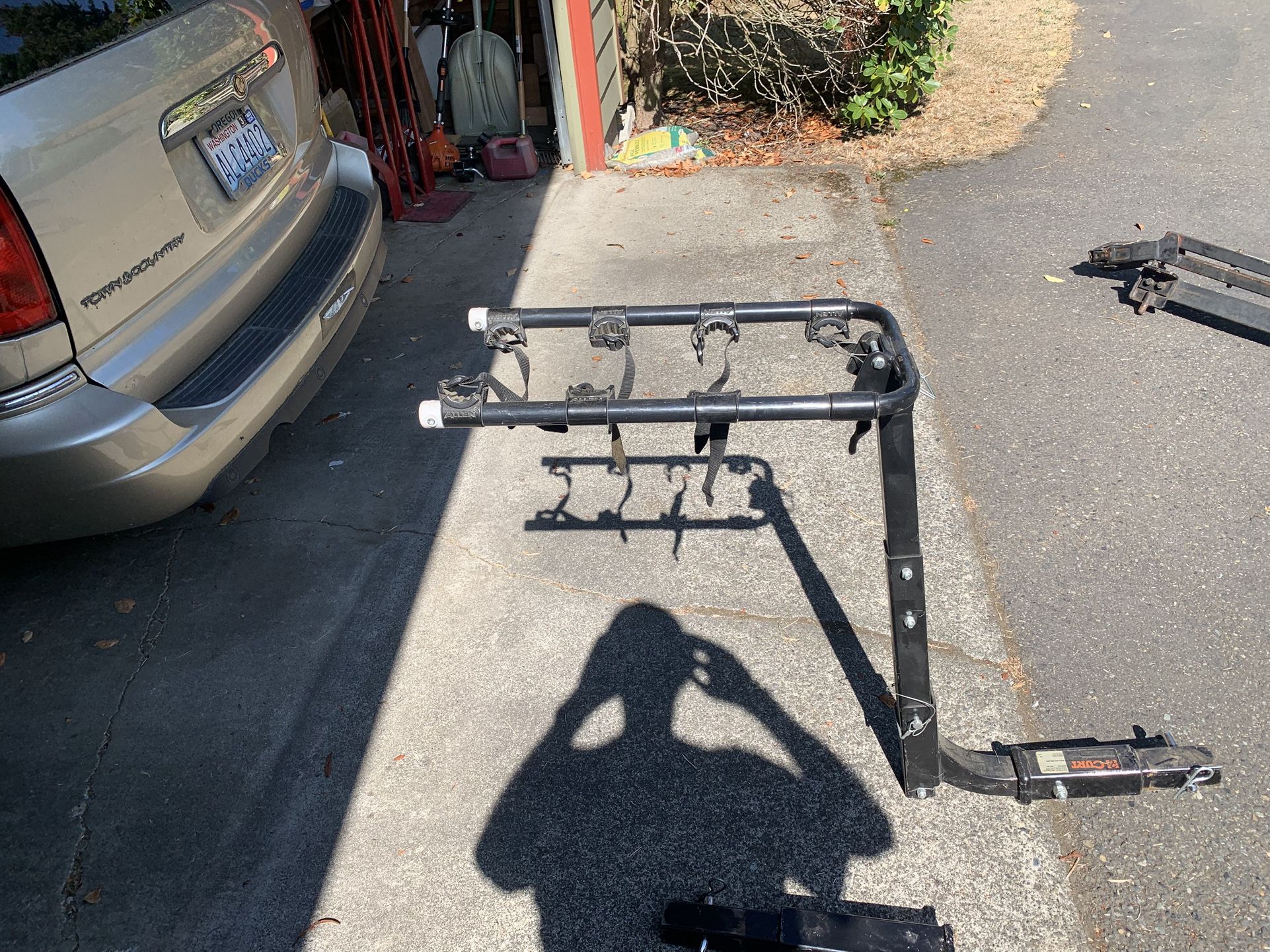 Allen Sports Bicycle Rack 542RR. w/10” Hitch Extension 