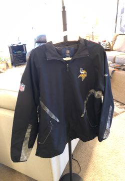 Vikings Nylon Zip NFL Jacket