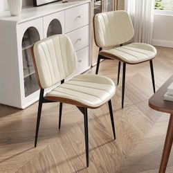 Dining Chairs Set of 2, Mid Century Modern Dining Room Chair