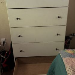 Upright White Dresser