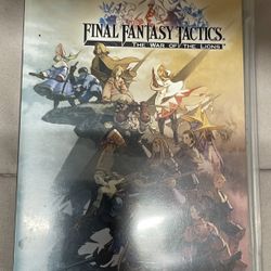 Final Fantasy Tactics The War Of The Lions Sony Psp