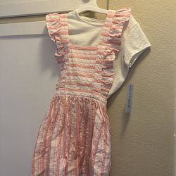 Girls Dress With Tshirt Size 5T Cat & Jack