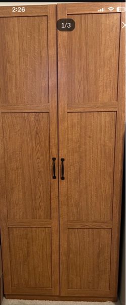 Double Door Wardrobe Cabinet