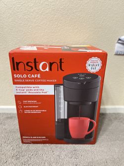 instant Solo Single Serve Coffee Maker, From the Makers of Pot, K-Cup Pod