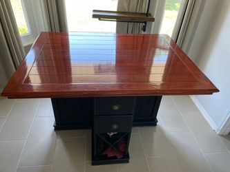 Solid wood Island table