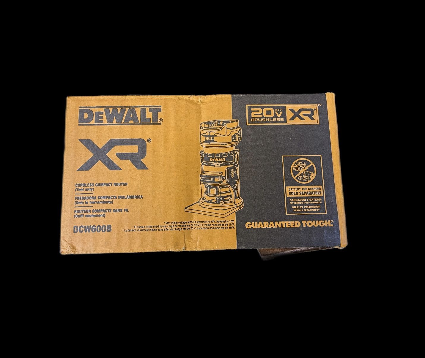 DeWalt XR 20V Max Cordless Compact Router