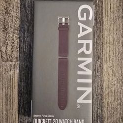 Authentic Brand New Garmin Quickfit 20 Watch Band in Merlot