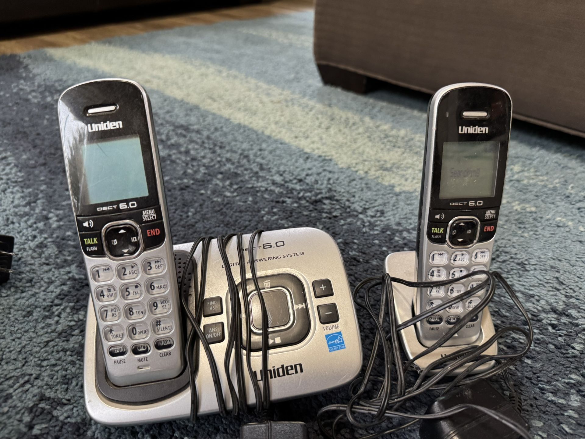 Cordless Phones 2 Setups With One Base And One Satellite Each