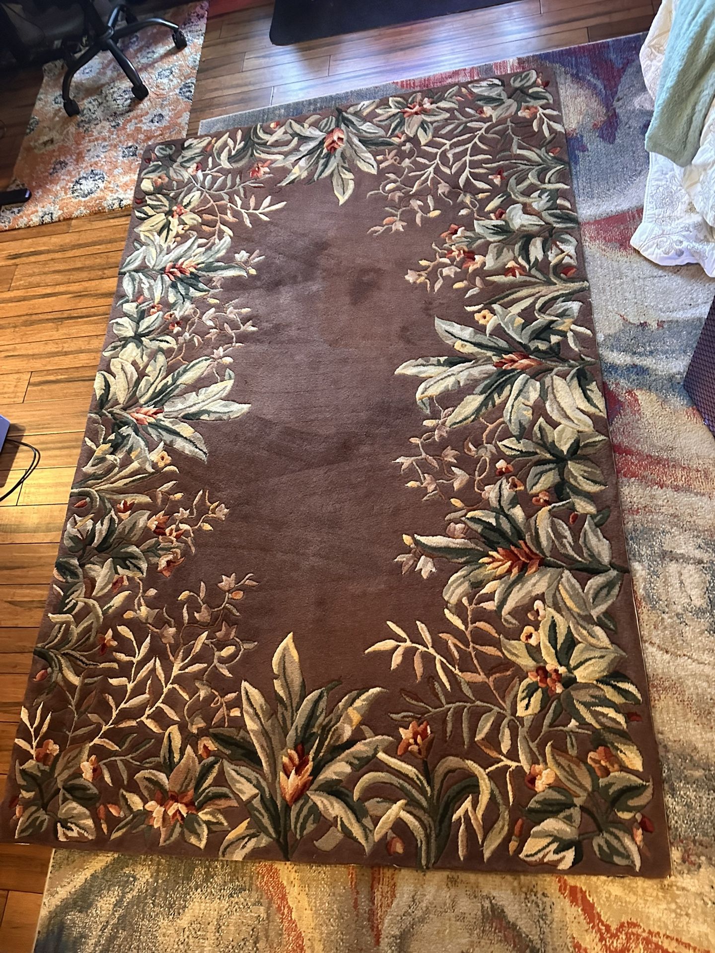 Wool Floral Rug