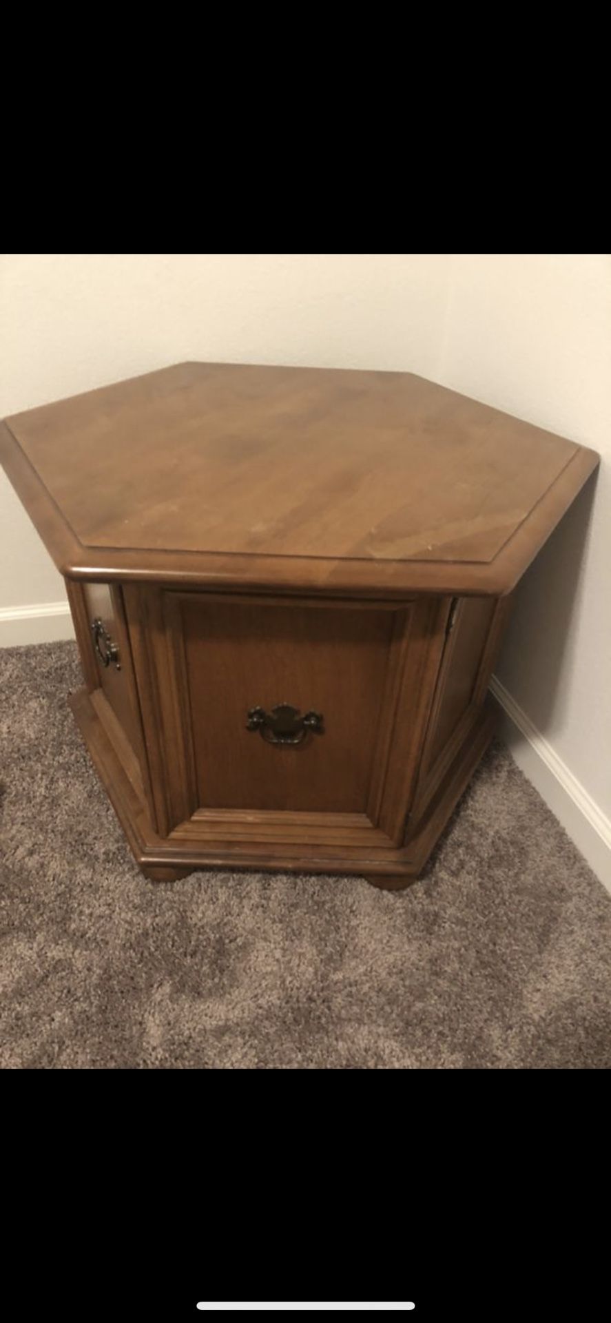 Side Table with Doors