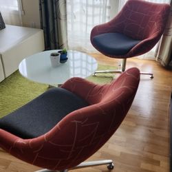 High-end Kimball Bloom Spinning Chairs