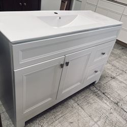 Bathroom Vanity White 48 Inch