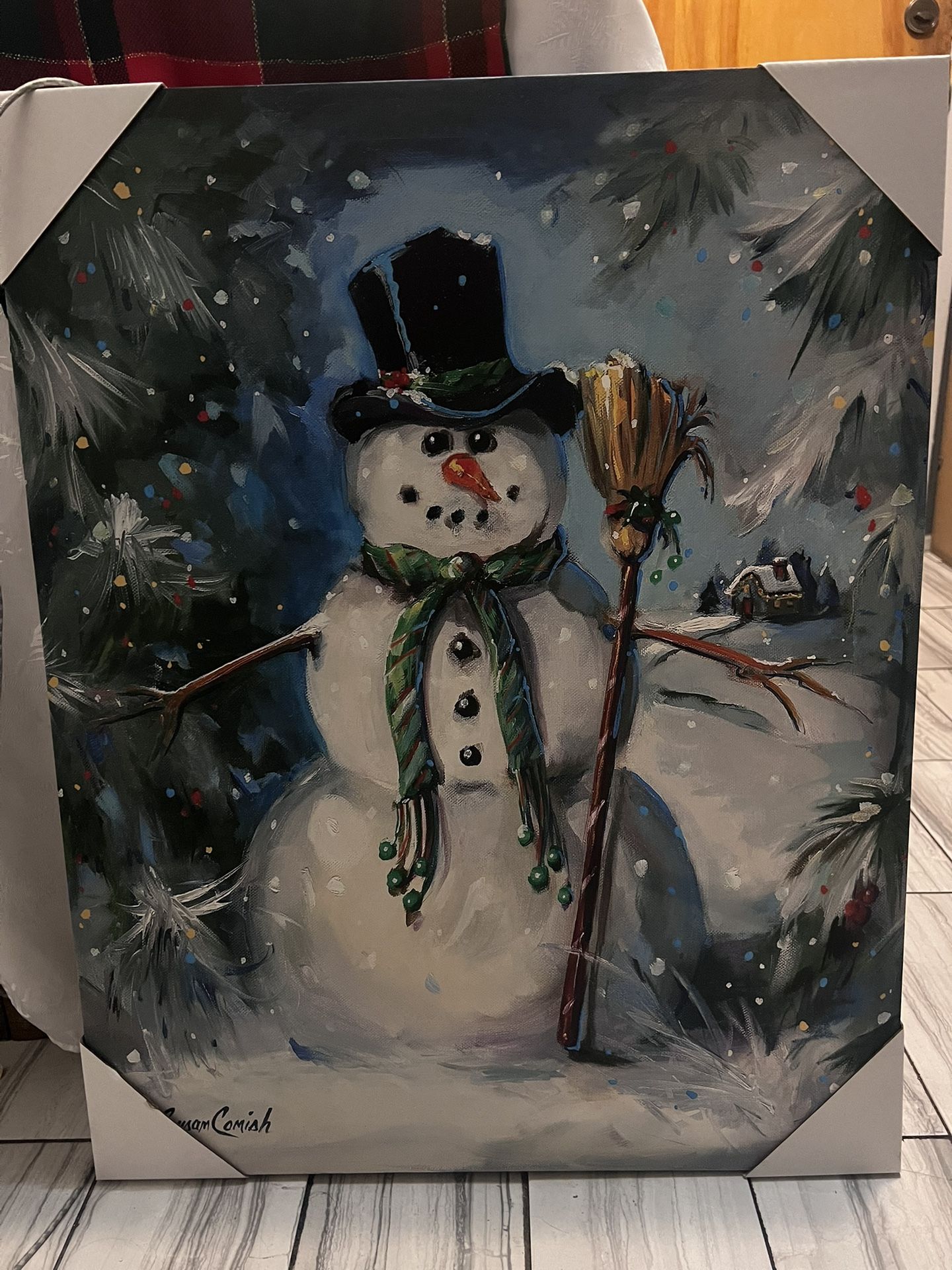 Christmas Canvas $8