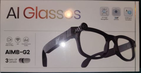 Smart camera glasses