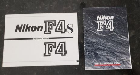 Nikon f4 Manual And System Info