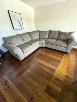 Beige Sectional Sofa 🚚 DELIVERY AVAILABLE