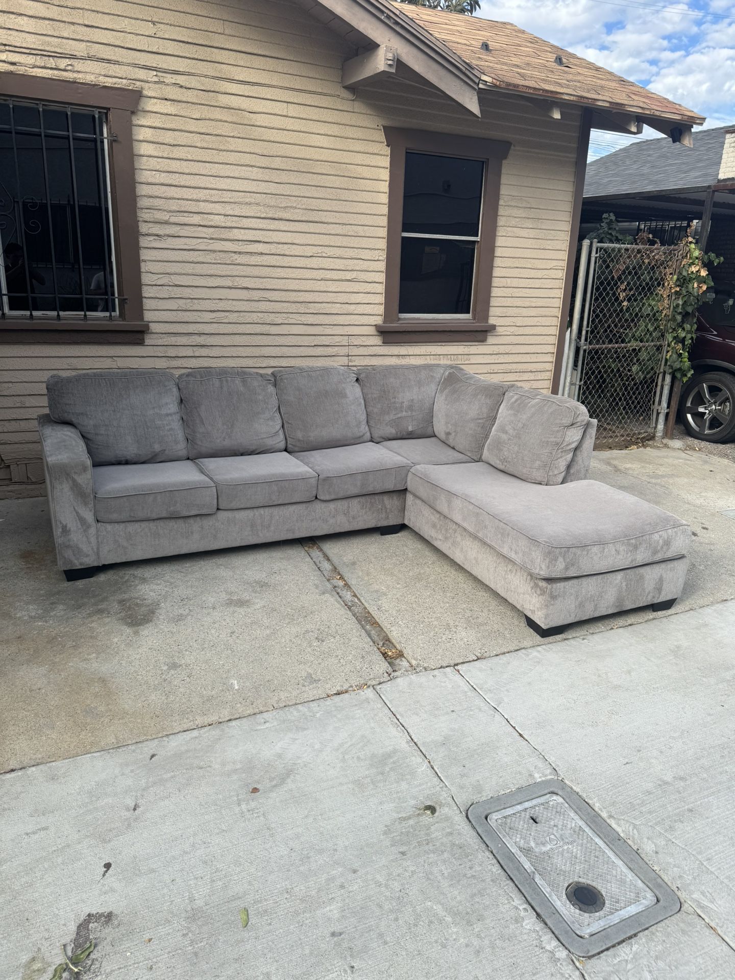 Ashley's Furniture L Shaped Sectional With Left Chaise