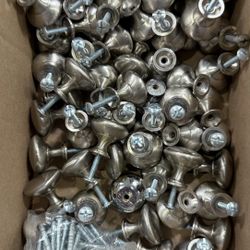 Box of Cabinet Knobs (~50)