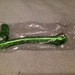 Green CNC Aluminum folding Dirt Bike Gear Shift Pedal