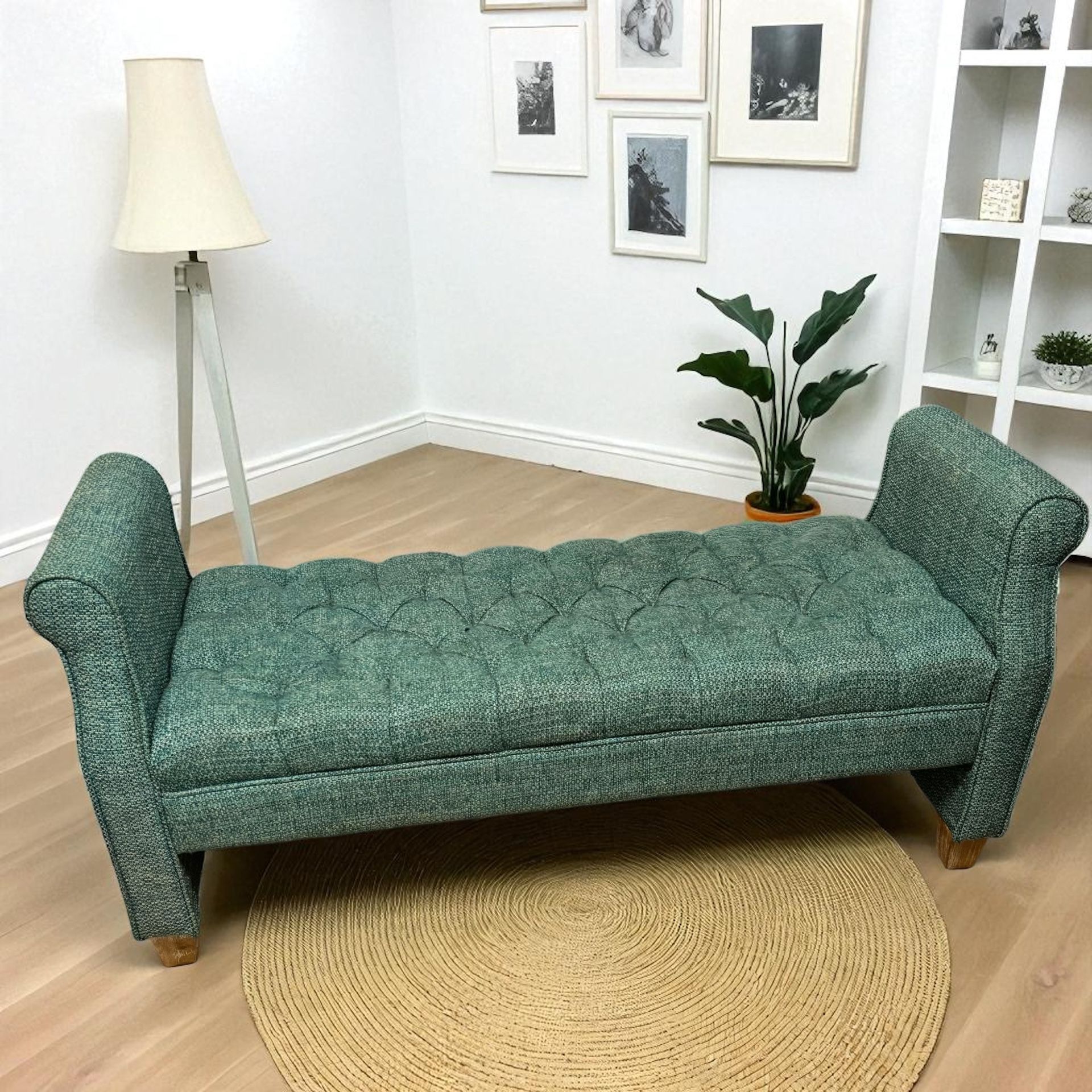 Tufted Teal Bench 