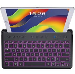 Teclado Multidispositivo Bluetooth Inalámbrico Recargable