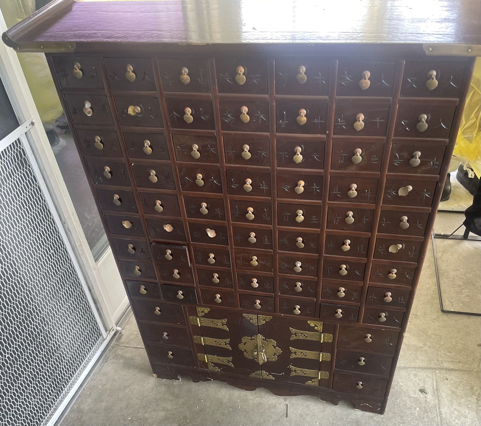 Korean Antique Style Cabinet