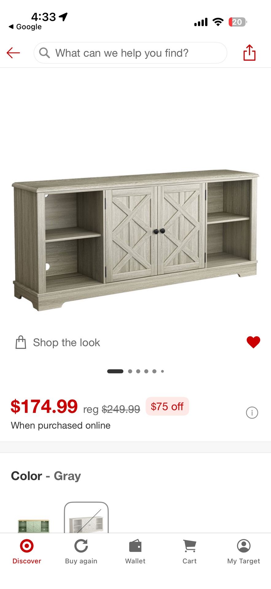 Farmhouse Style TV Stand