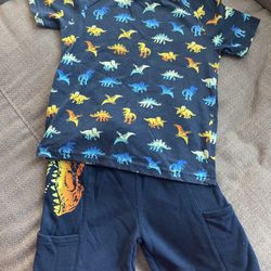 Boys Comfy Cool Dinosaur 🦕 Outfit. See Tag For Size