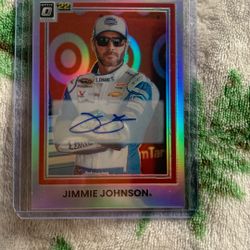 Jimmie Johnson Autographed NASCAR Trading Card