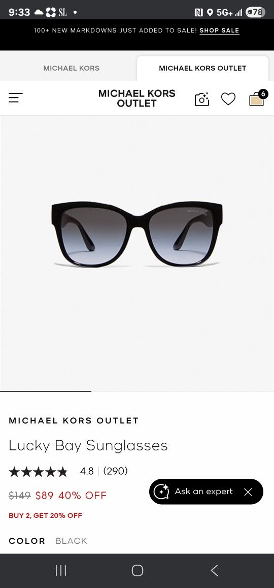 Michael Kors Sunglasses 