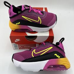 Nike Air Max 2090 Size 7c Toddler Brand New Pink Black Volt Original Box in great condition theprivatestock2 for Sale in Newport News VA OfferUp