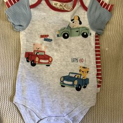 Kit & Pearl Onesie 3pc Set 