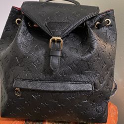 Women Black Backpack 