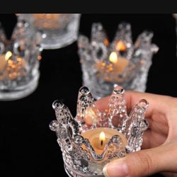 Cute Small Crown Candle Holder $6 Each 