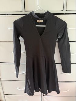 Hollister Women’s Black Long Sleeve Mini Dress Size XS
