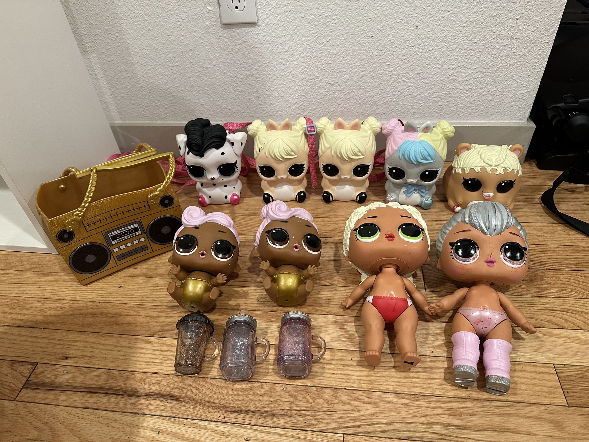 lot LOL Surprise Big Baby 7" Baby McSwag 11” and Pets