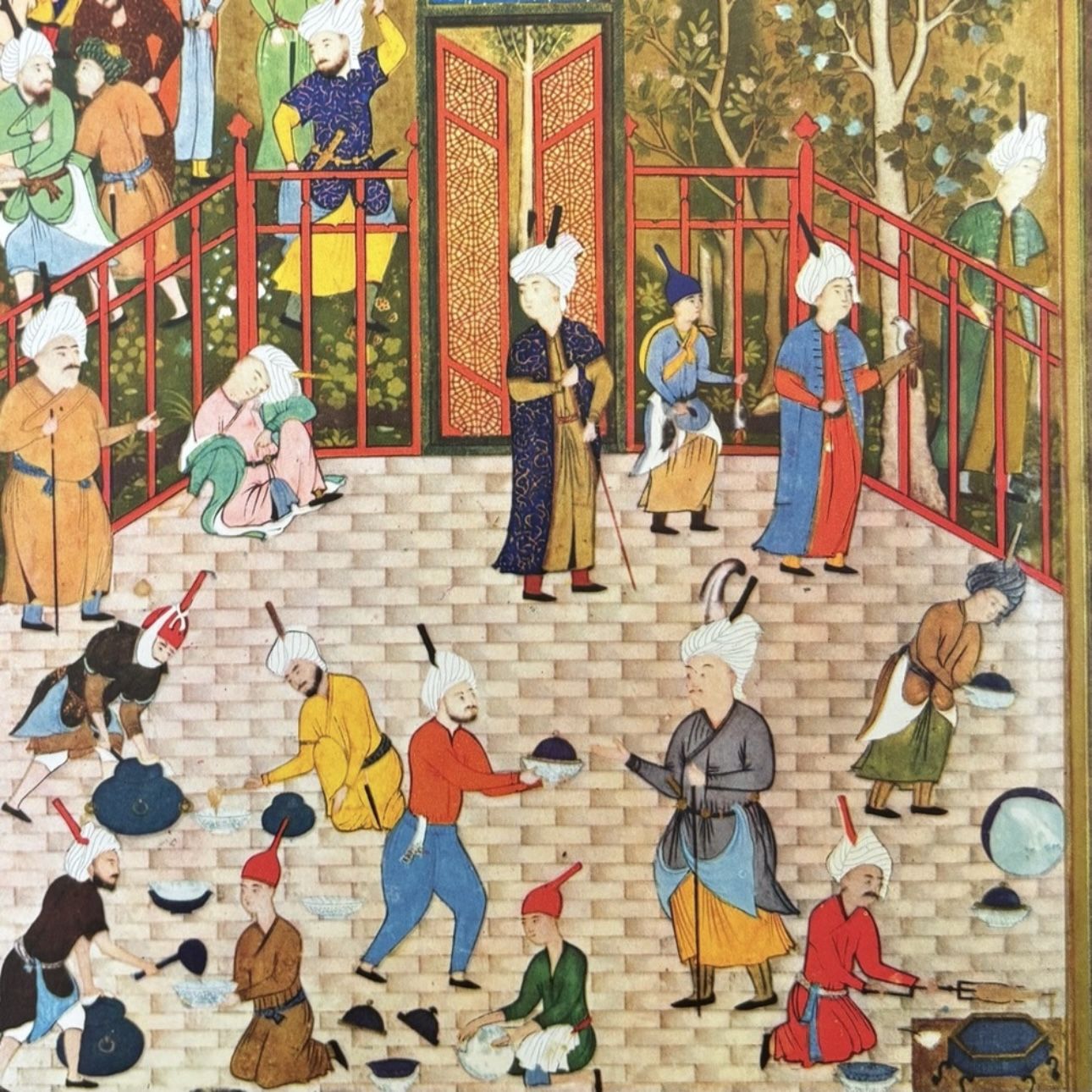 Original 1950’s Vintage Fine Art Print Antique Persia Persian Collectible Poster Italy Italian Printed Ephemera