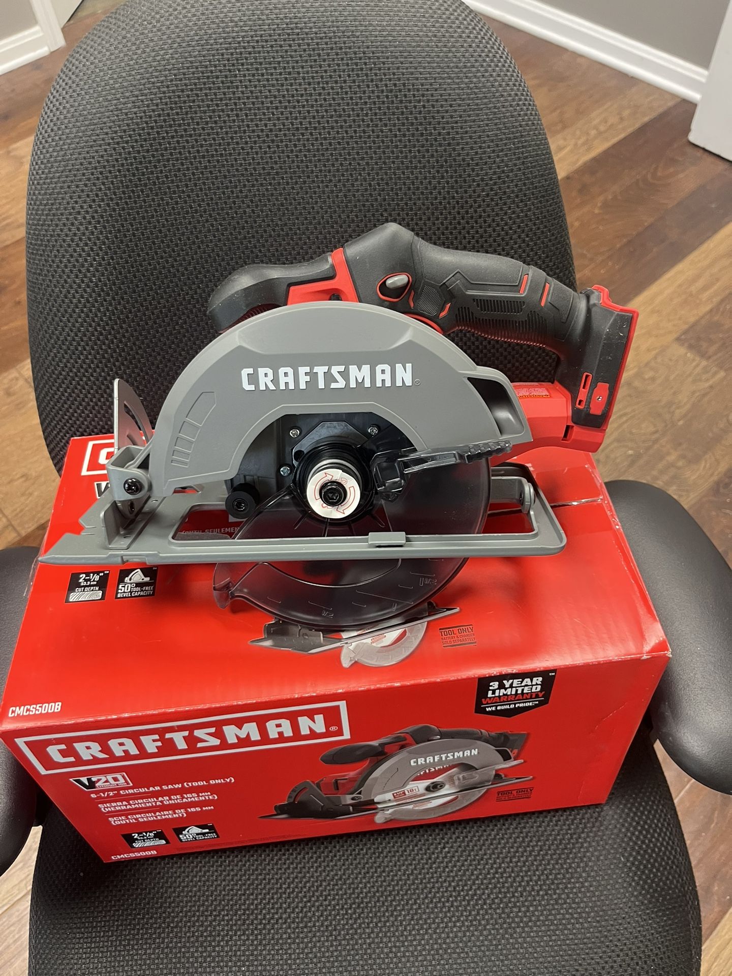 CRAFTSMAN V20 20-volt Max 6-1/2-in Cordless Compact saw