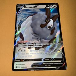 Dubwool V SWSH049 Holo Pokemon Black Star Promo