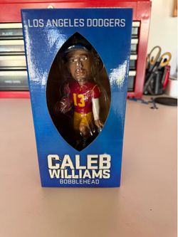 Caleb Williams Dodger bobblehead