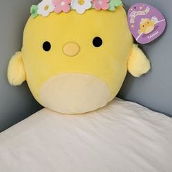 11" Triston The Yellow Chick SQUISHMALLOW. NWT