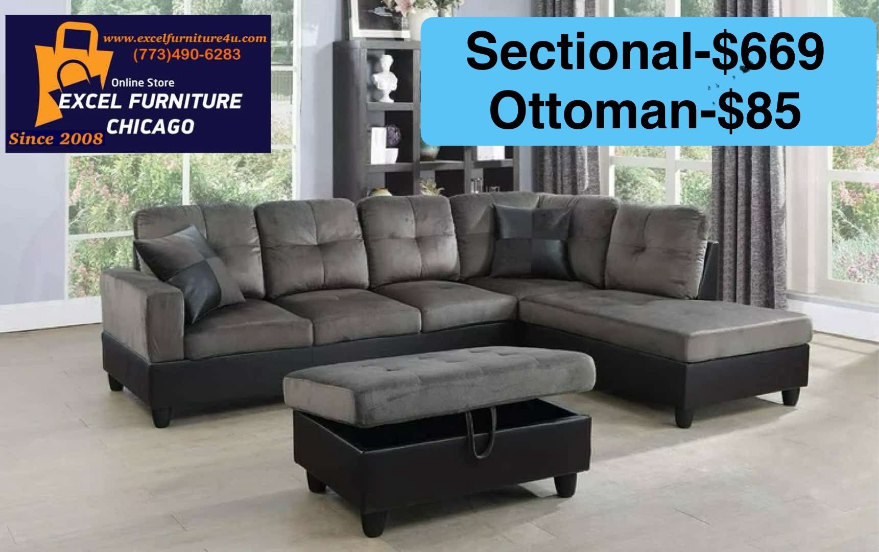 💫FREE DELIVERY💫Brand New Sectional Sofa Couch 