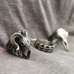 Gothic Stainless Steel Rings
