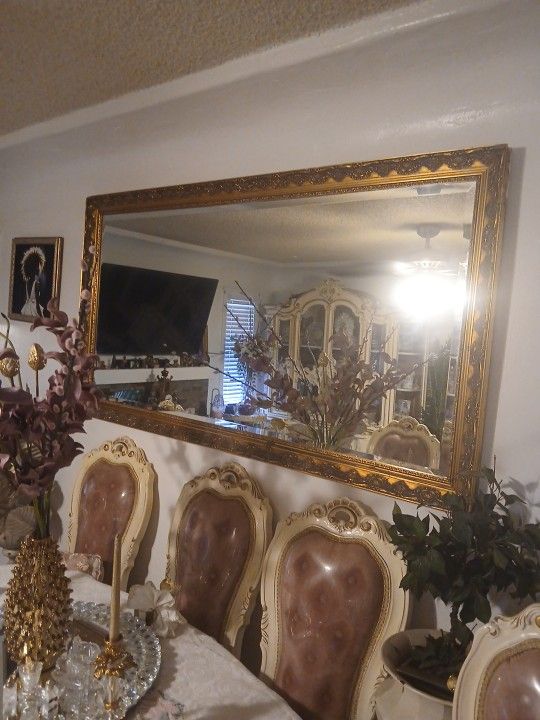 Beautiful Large Antique Mirror