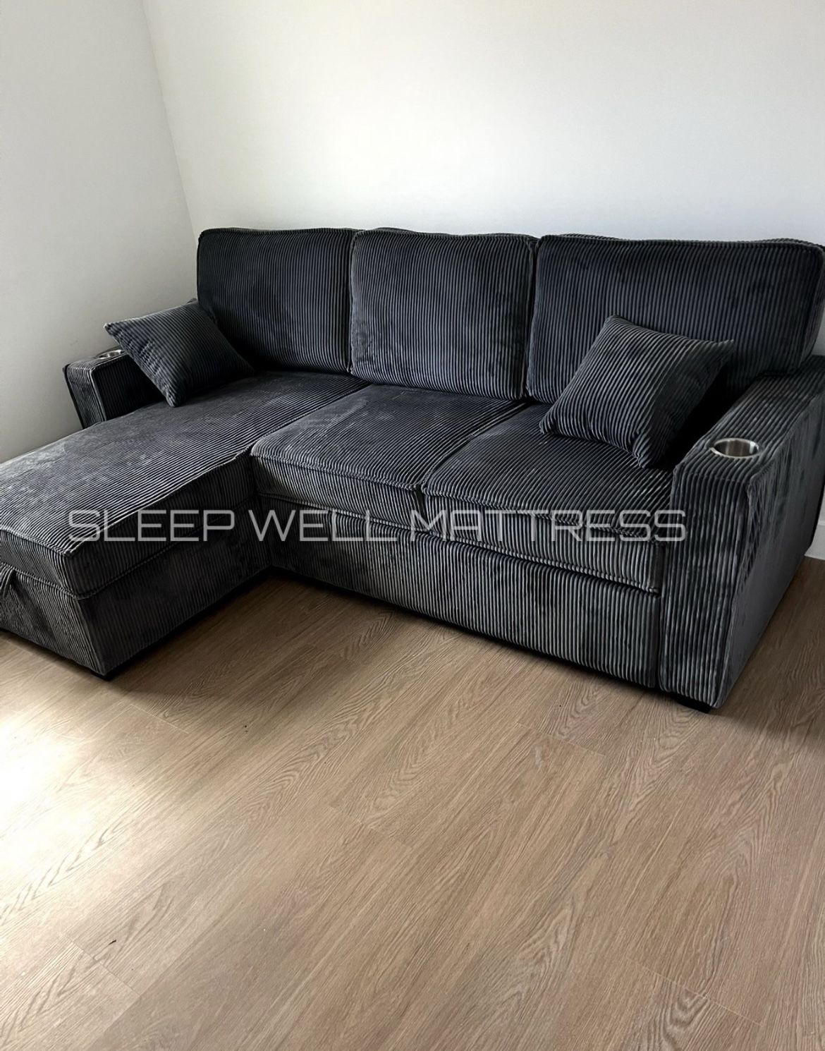 New Black Sofa
