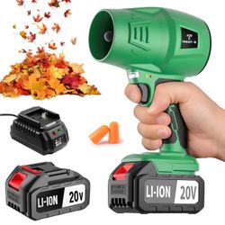 Cordless Mini Leaf Blower 20V 4.0Ah with Battery & Charger – Lightweight Turbo Fan