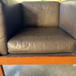 Sofa Seat Leather, Strong Wood Comfortable Soft
