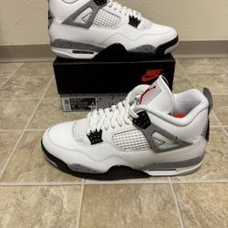 Jordan 4 White Cement Size 11.5 New